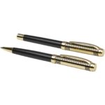 Legato ballpoint and rollerball pen set (blue ink) – Gold extra view
