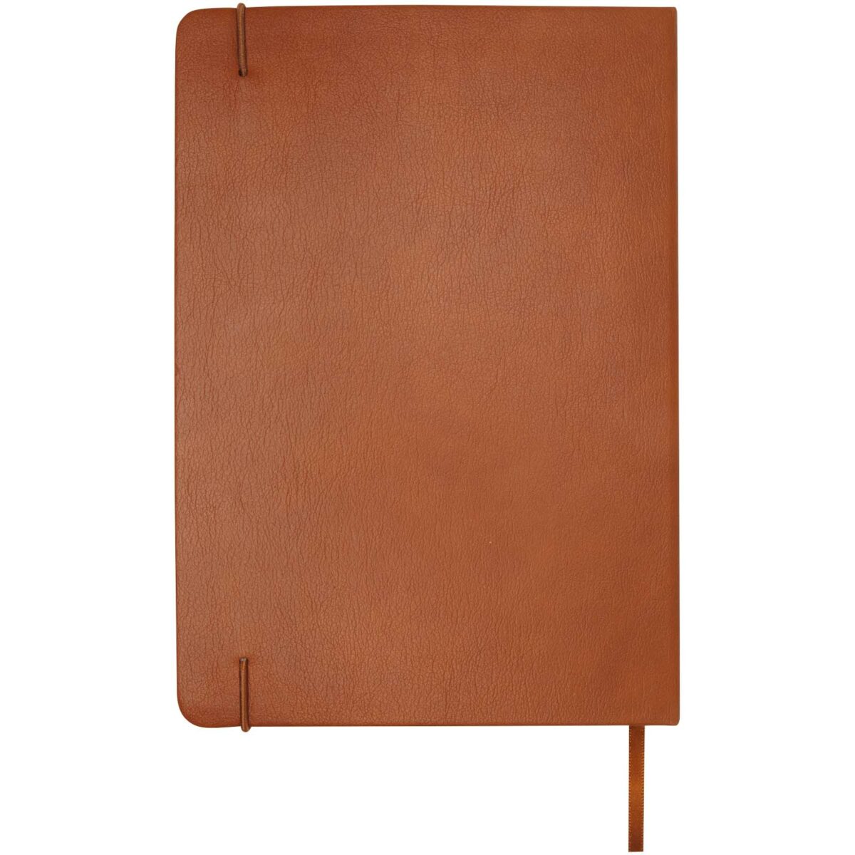 Legato A5 notebook and rollerball pen set (blue ink) – Brown back view