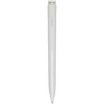 Lucia recycled plastic ballpoint pen (blue ink) – White back view