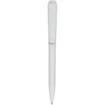 Martha recycled plastic ballpoint pen (blue ink) – White back view