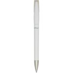 Ana recycled plastic ballpoint pen (blue ink) – White back view
