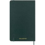 Moleskine 100% VEGEA® Boa L soft cover notebook - ruled – Green back view