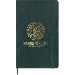 Moleskine 100% VEGEA® Boa L soft cover notebook - ruled – Green with logo