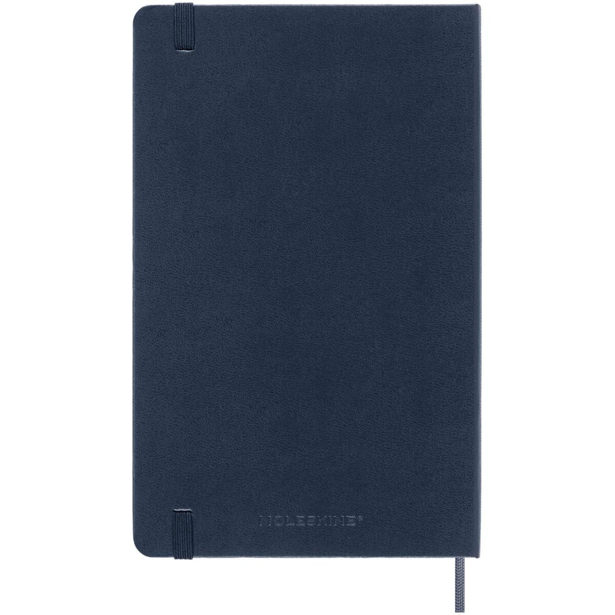 Moleskine Smart notebook L - ruled – Blue back view