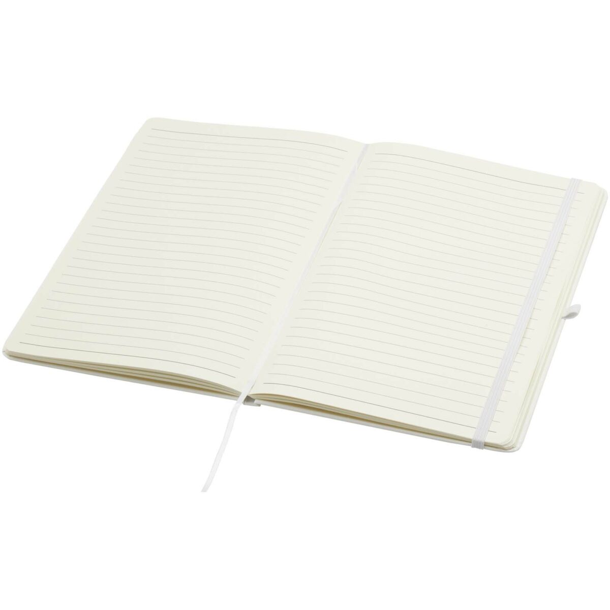 Spectrum Plus A5 hard cover notebook – White extra view