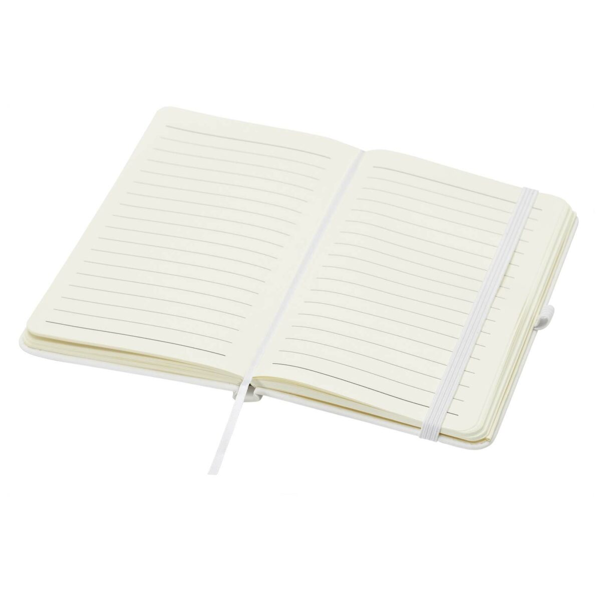 Spectrum Plus A6 hard cover notebook – White extra view