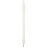 Fidget recycled plastic ballpoint pen (black ink) – White back view