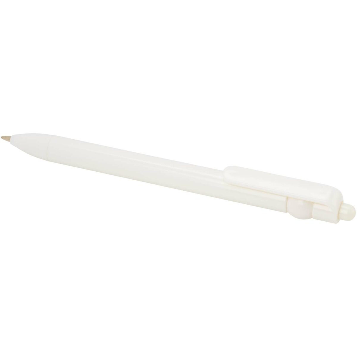 Fidget recycled plastic ballpoint pen (black ink) – White extra view