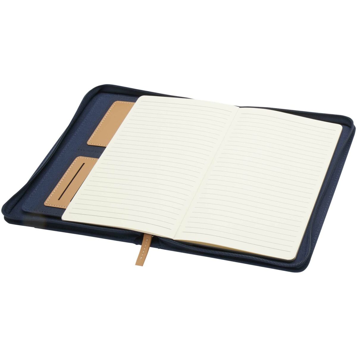Nomumi A5 portfolio – Navy extra view