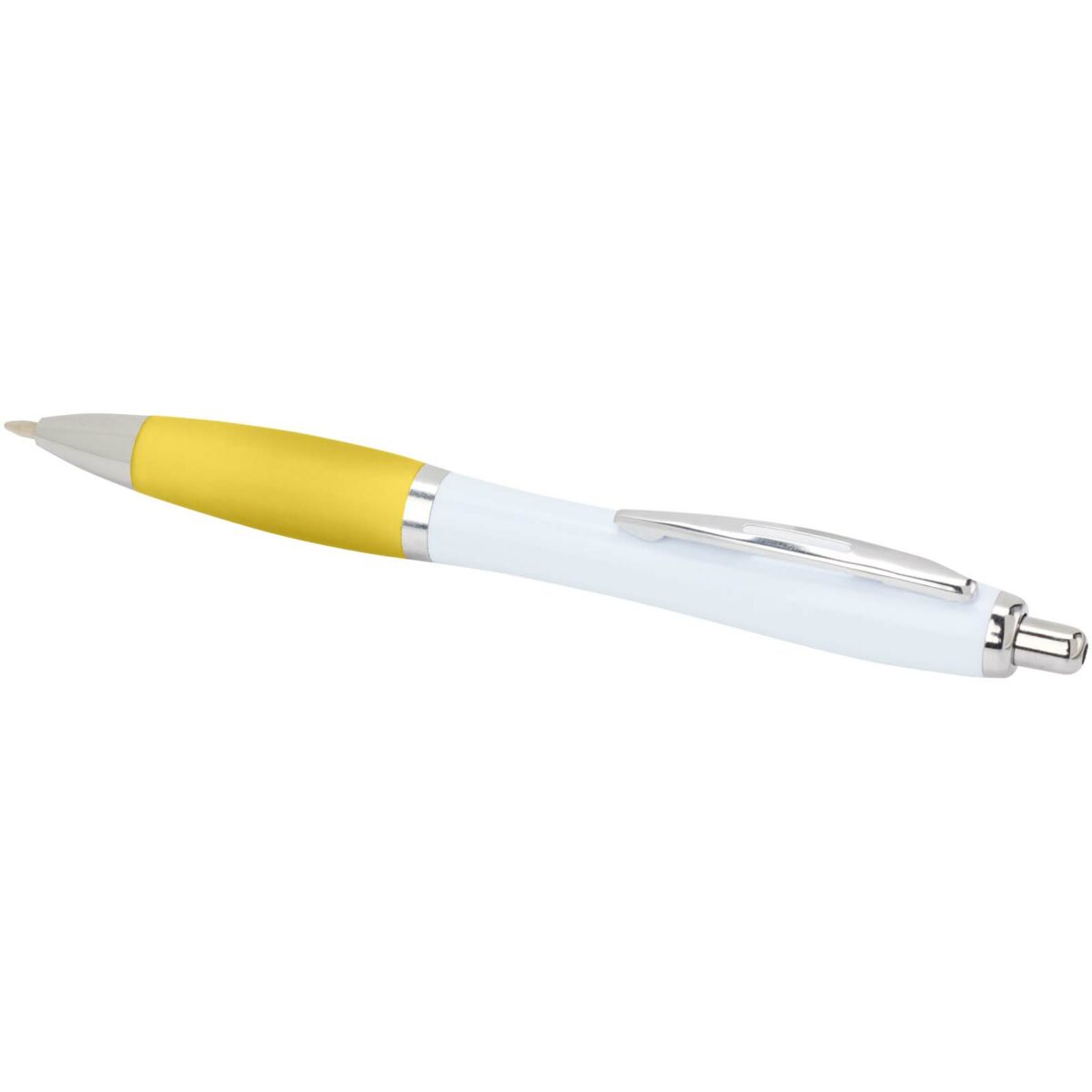 Nash recycled plastic ballpoint pen (blue ink) – Yellow extra view