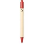 Liliana sugarcane paper ballpoint pen (blue ink) – Brick back view