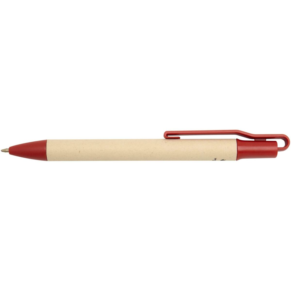 Liliana sugarcane paper ballpoint pen (blue ink) – Brick front view
