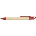 Liliana sugarcane paper ballpoint pen (blue ink) – Brick front view