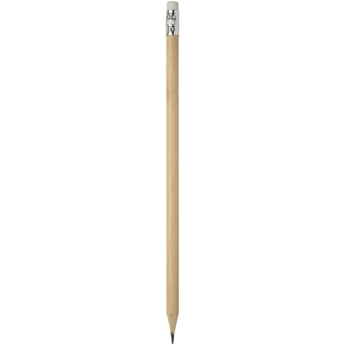 Graffo pencil with eraser – Natural front view