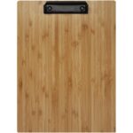 Tavula bamboo clipboard – Natural front view
