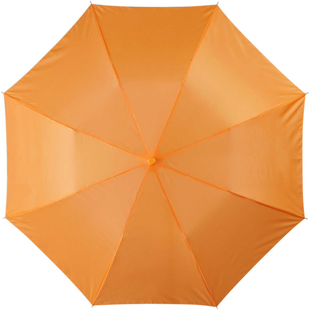 Oho 20" foldable umbrella – Orange front view