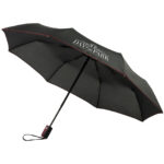 Stark-mini 21" foldable auto open/close umbrella – Red with logo