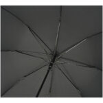 Alina 23" auto open recycled PET umbrella – Solid black extra view