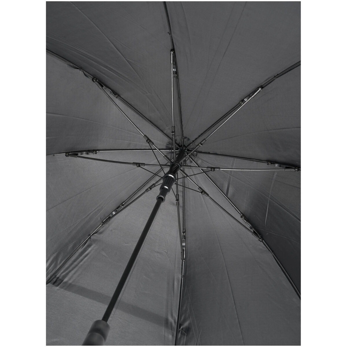 Bella 23" auto open windproof umbrella – Solid black extra view