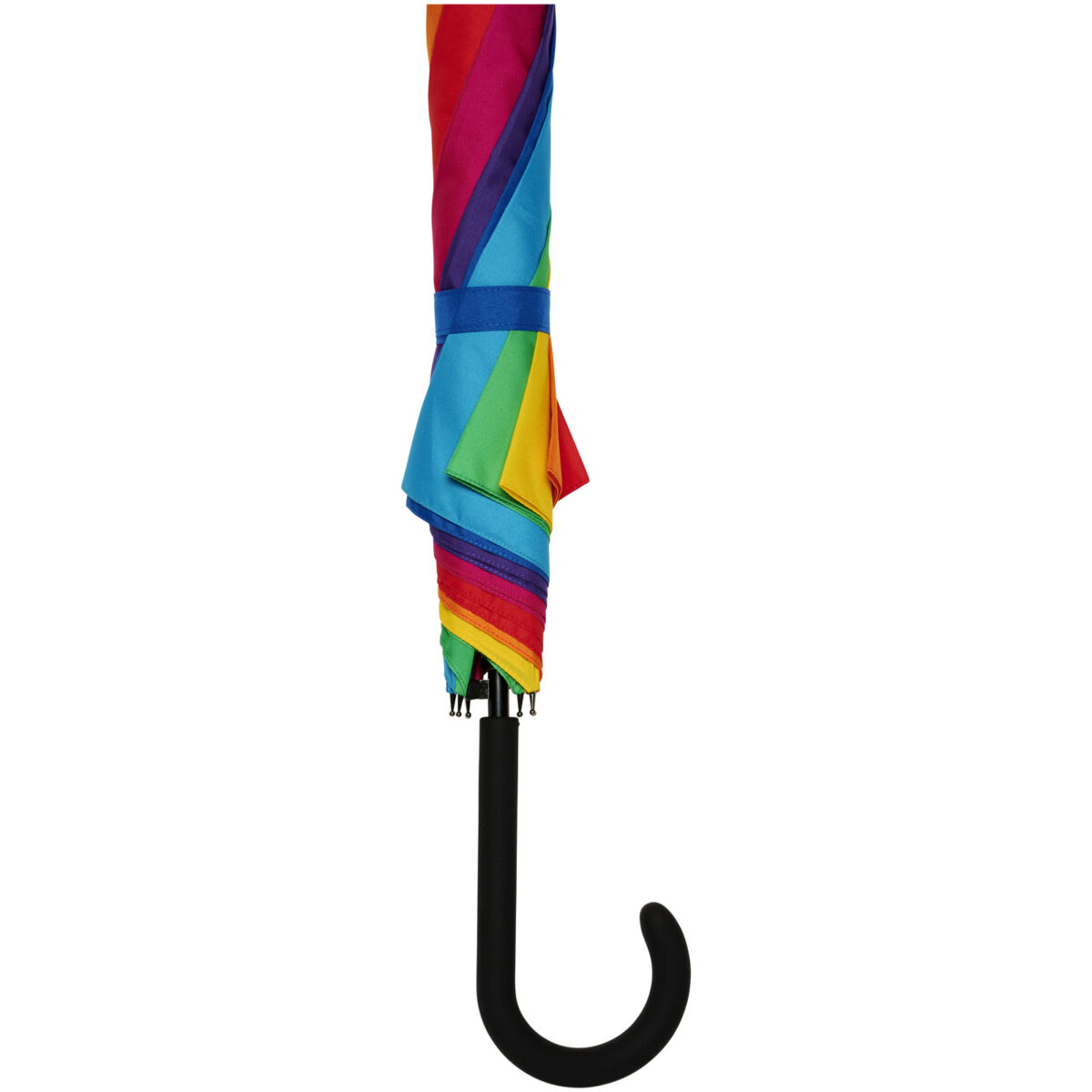 Sarah 23" auto open windproof umbrella – Rainbow front view