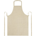 Pheebs 200 g/m² recycled cotton apron – Natural front view