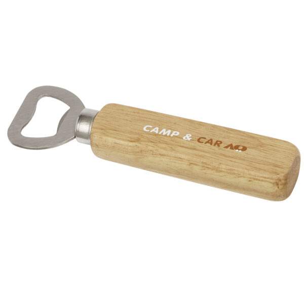 Brama wooden bottle opener – Natural with logo