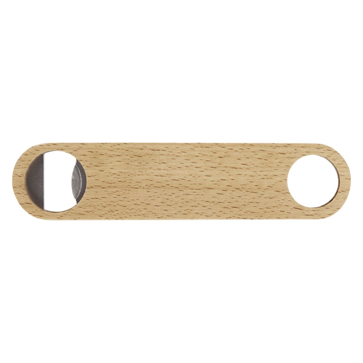 Origina wooden bottle opener – Natural front view