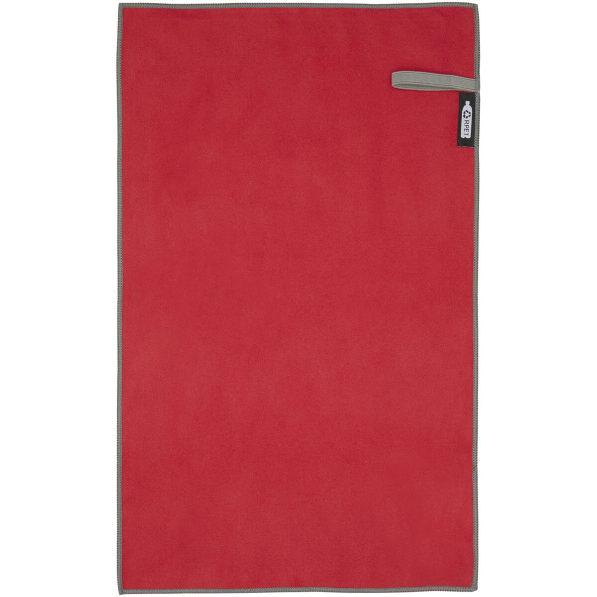 Pieter GRS ultra lightweight and quick dry towel 30x50 cm – Red back view