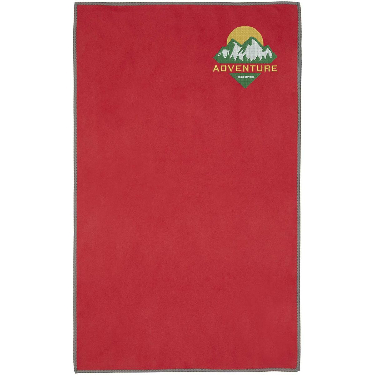 Pieter GRS ultra lightweight and quick dry towel 30x50 cm – Red with logo