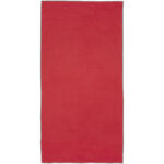 Pieter GRS ultra lightweight and quick dry towel 50x100 cm – Red front view