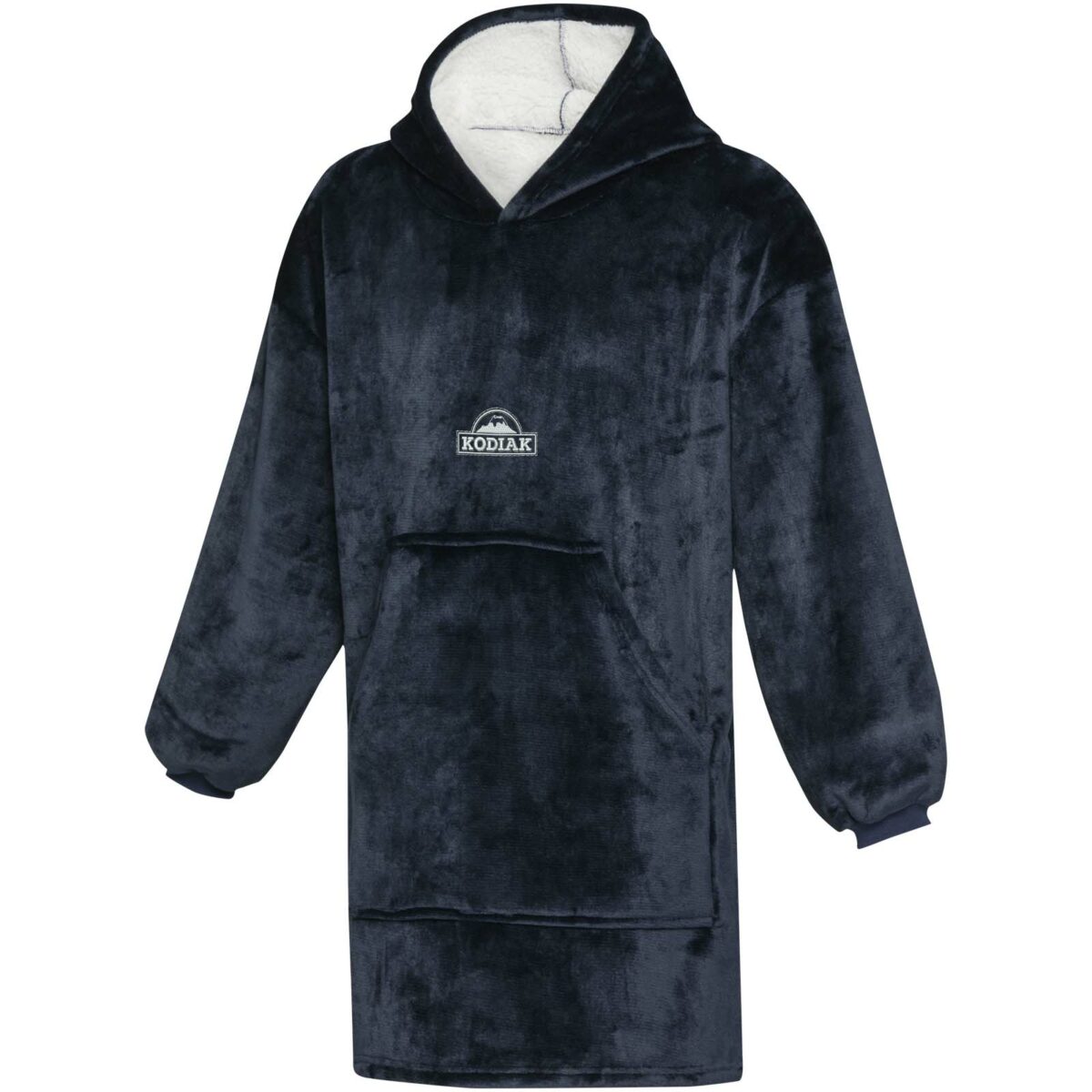 Denali GRS hoodie blanket – Dark blue with logo