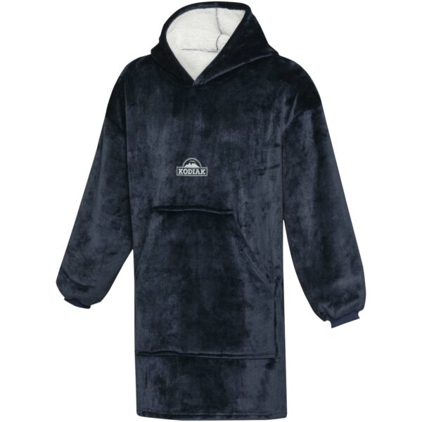 Denali GRS hoodie blanket – Dark blue with logo