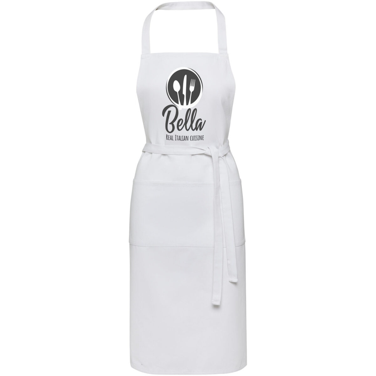 Shara 240 g/m2 Aware™ recycled apron – White with logo