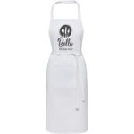 Shara 240 g/m2 Aware™ recycled apron – White with logo