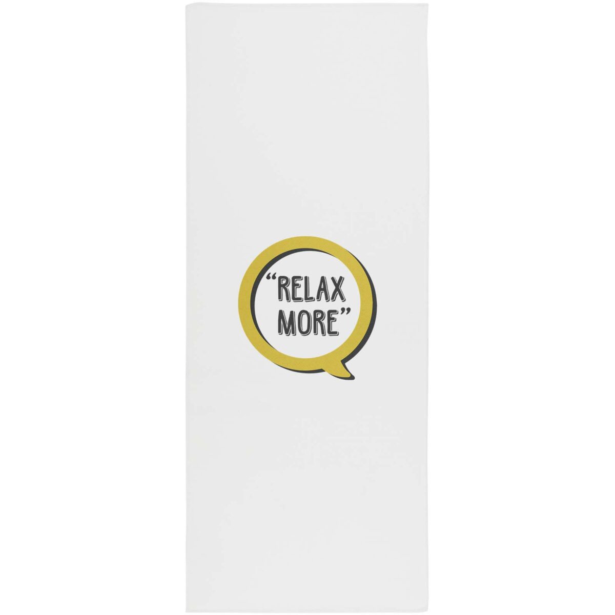 Althea sport towel 30x80 cm – White with logo