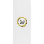 Althea sport towel 30x80 cm – White with logo