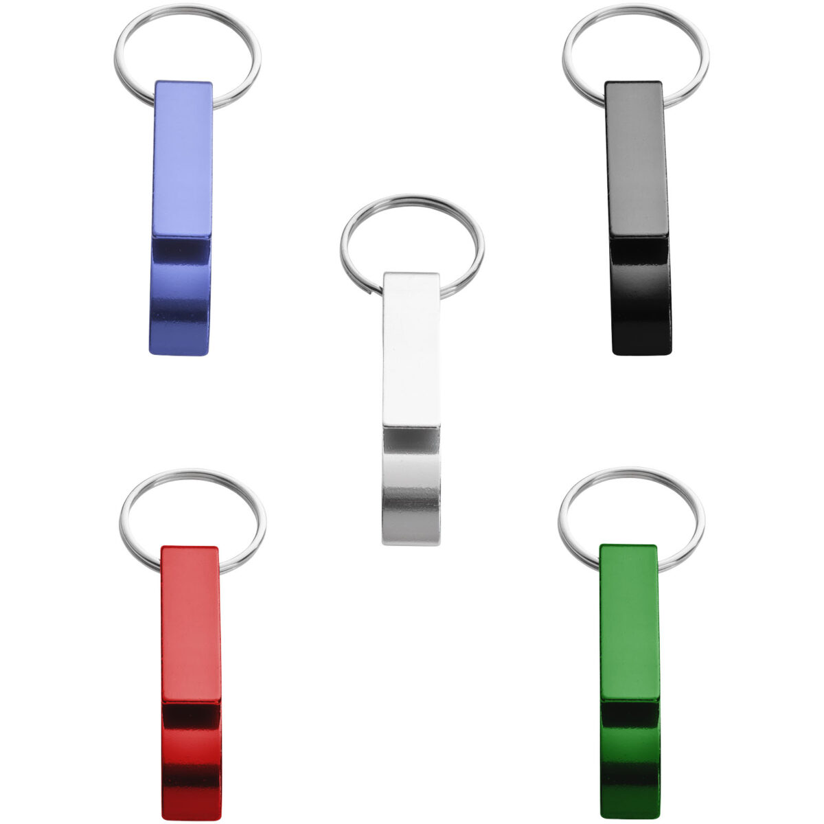 Tao bottle and can opener keychain – Solid black extra view