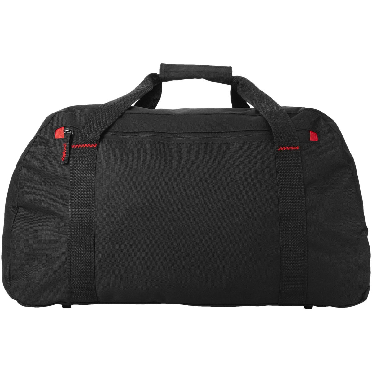 Vancouver travel duffel bag 35L – Solid black front view