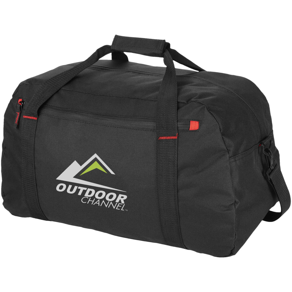 Vancouver travel duffel bag 35L – Solid black with logo