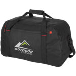 Vancouver travel duffel bag 35L – Solid black with logo