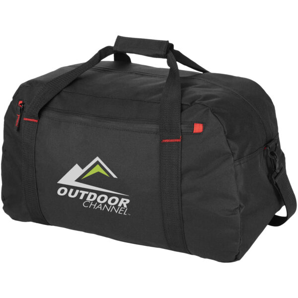 Vancouver travel duffel bag 35L – Solid black with logo
