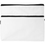 Oslo 2-zippered compartments cooler bag 13L – White front view