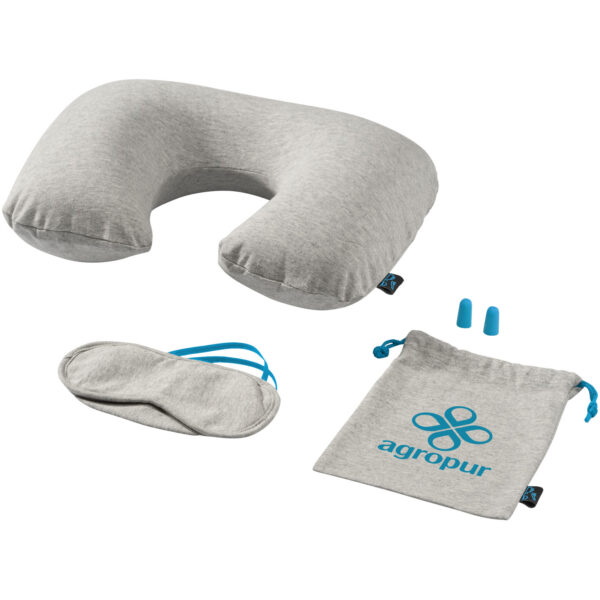 Miami travel set – Grey with logo
