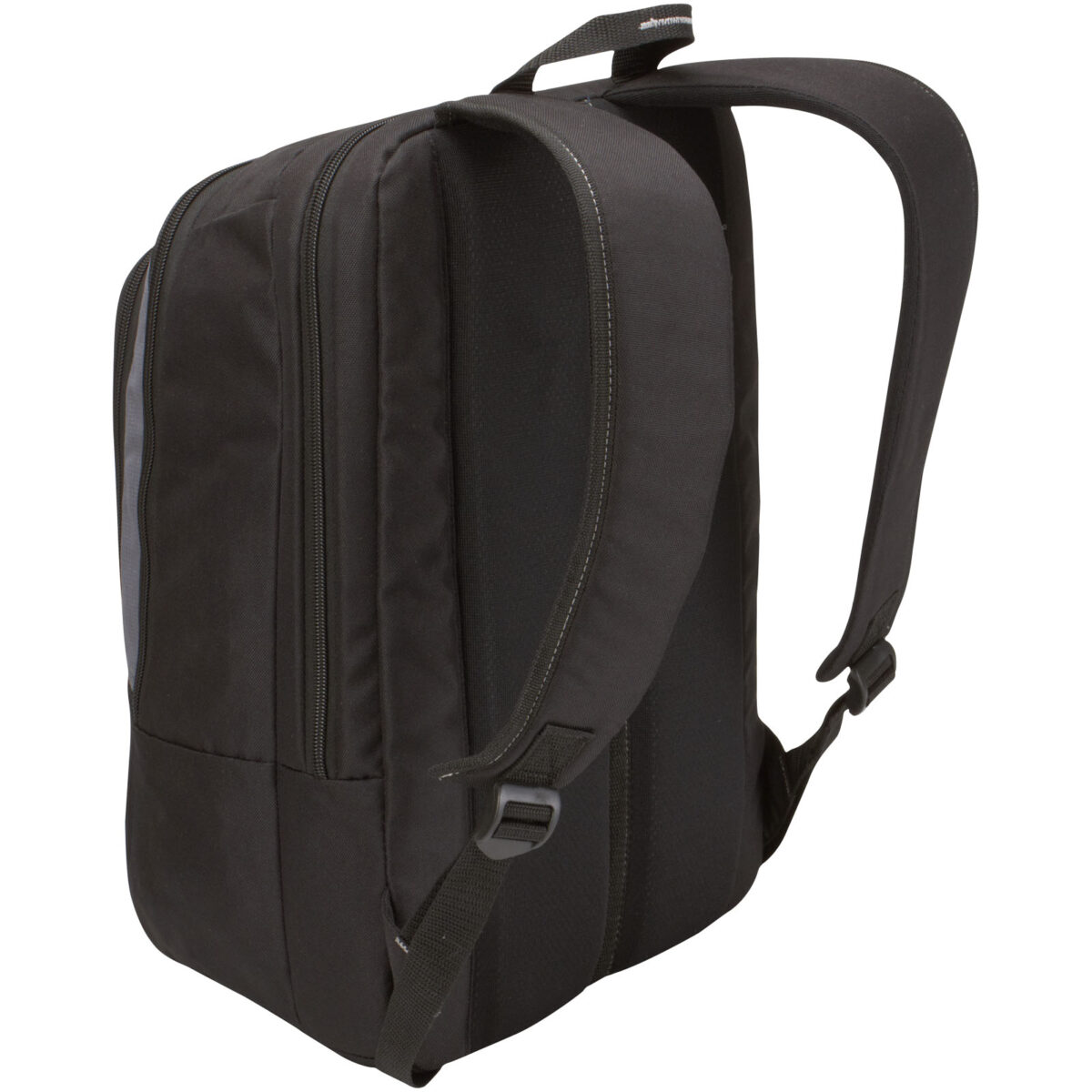 Case Logic Reso 17" laptop backpack 25L – Solid black back view