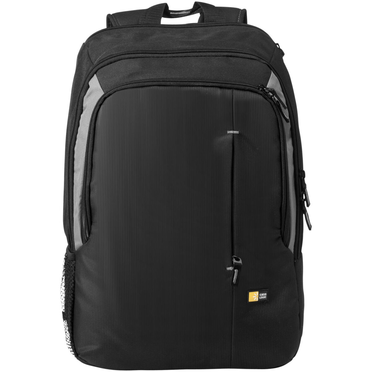 Case Logic Reso 17" laptop backpack 25L – Solid black front view