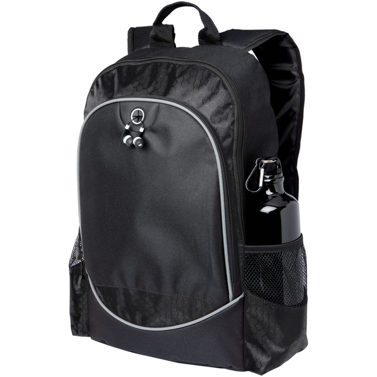 Benton 15" laptop backpack 15L – Solid black extra view