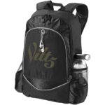 Benton 15" laptop backpack 15L – Solid black with logo