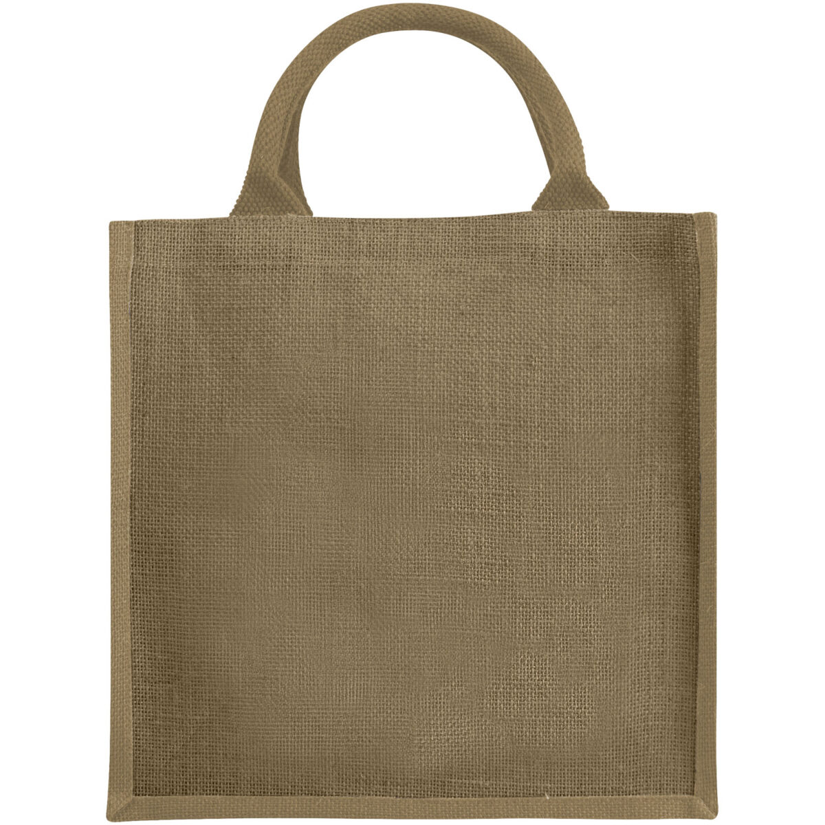 Chennai jute tote bag 16L – Natural front view