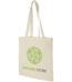 Madras 140 g/m² cotton tote bag 7L – Natural with logo