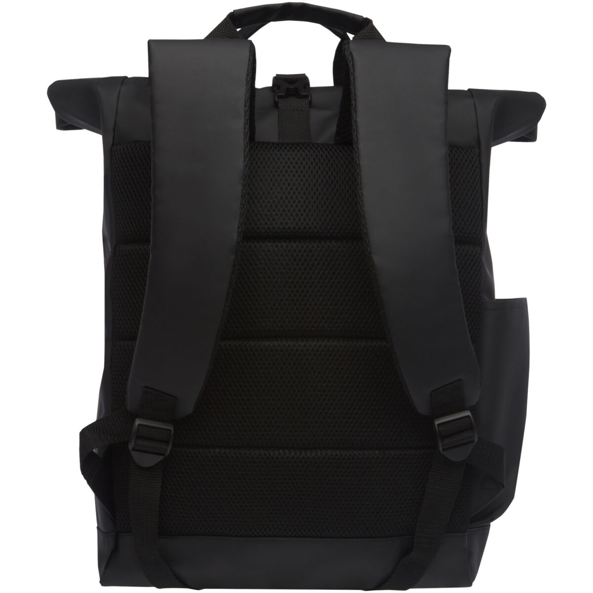 Resi 15" water resistant  laptop backpack 23L – Solid black back view